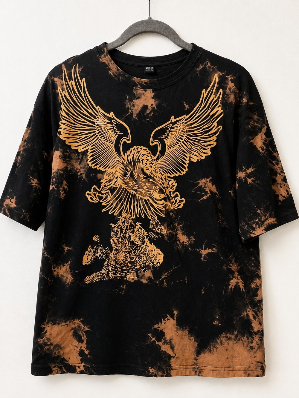 Eagle Graphic Acid Wash T-Shirt – Size Large